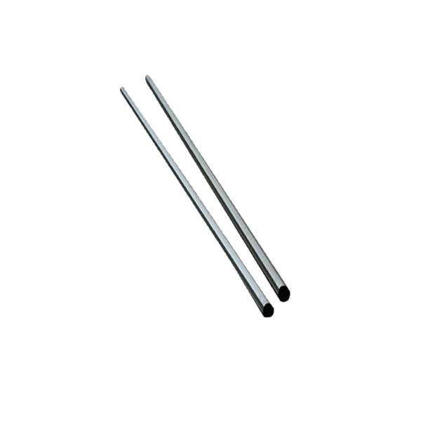 Baisdan Portable Telescopic Silver Sticks for Belly Dance Isis Wings, 1 Pair