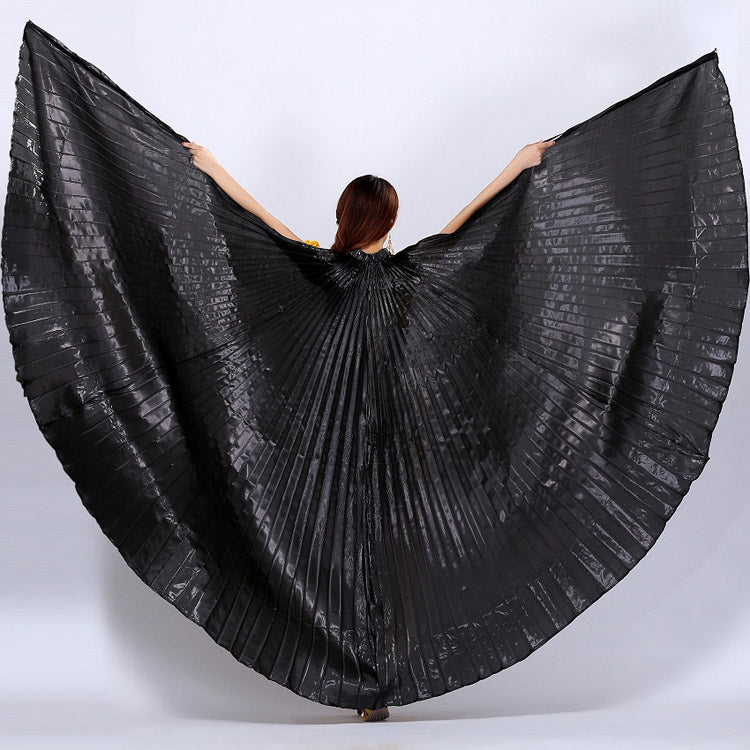 Baisdan Women's 2 Sticks & Belly Dance Costume Angle Isis Wings(wing +2 sticks+bag)