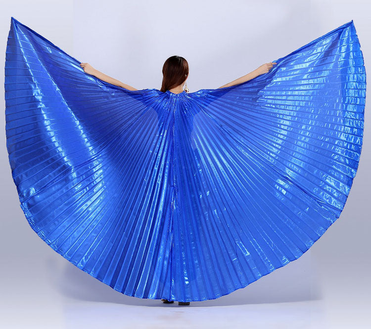 Baisdan Women's 2 Sticks & Belly Dance Costume Angle Isis Wings(wing +2 sticks+bag)