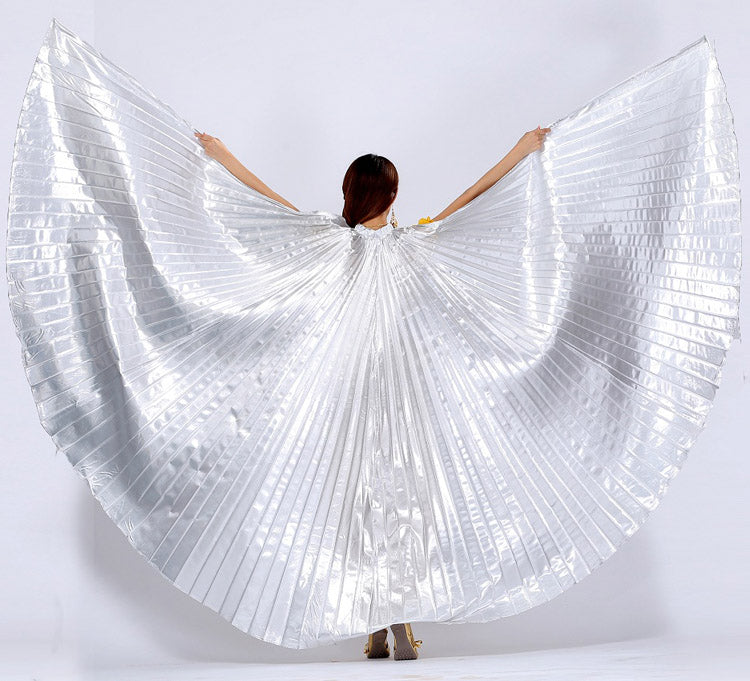 Baisdan Women's Professional Belly Dance Costume Angle Isis Wings No Stick (only Wing)
