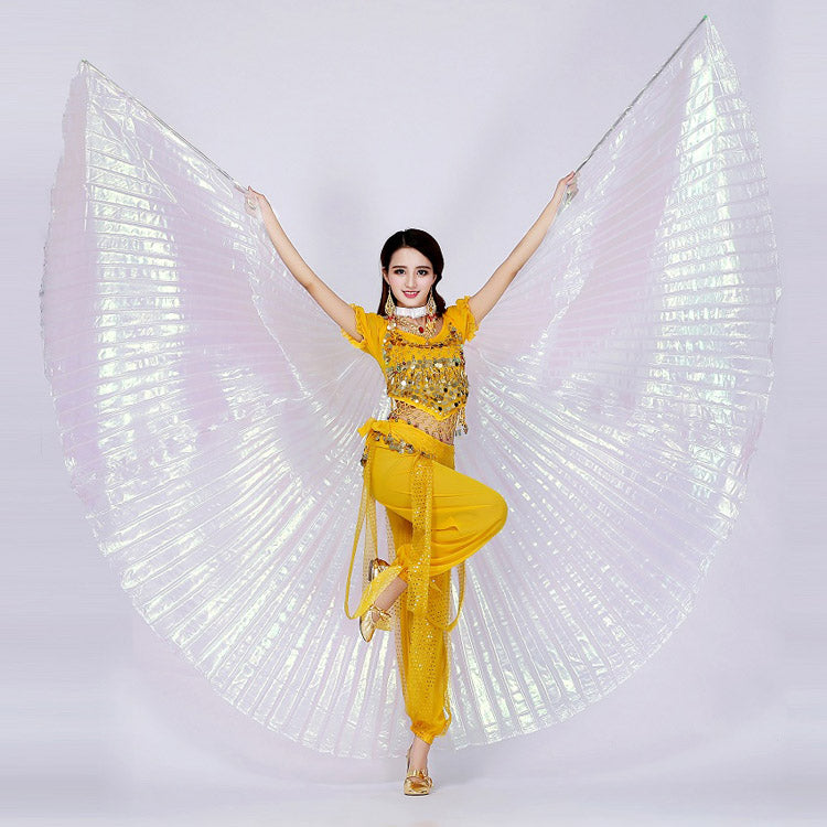 Baisdan Women's Professional Belly Dance Costume Angle Isis Wings No Stick (only Wing)