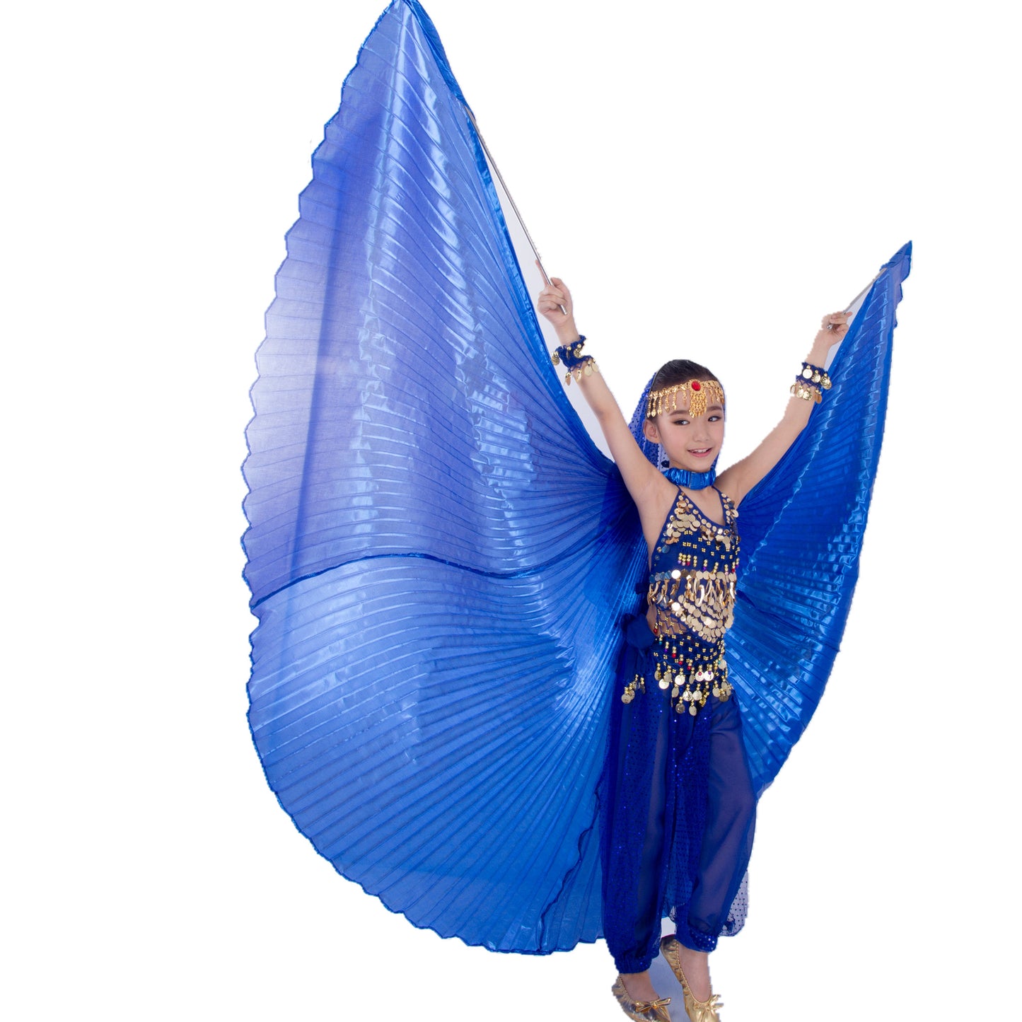 Baisdan Halloween Costumes Belly Dance Isis Wings for Children Kids (Only wing)