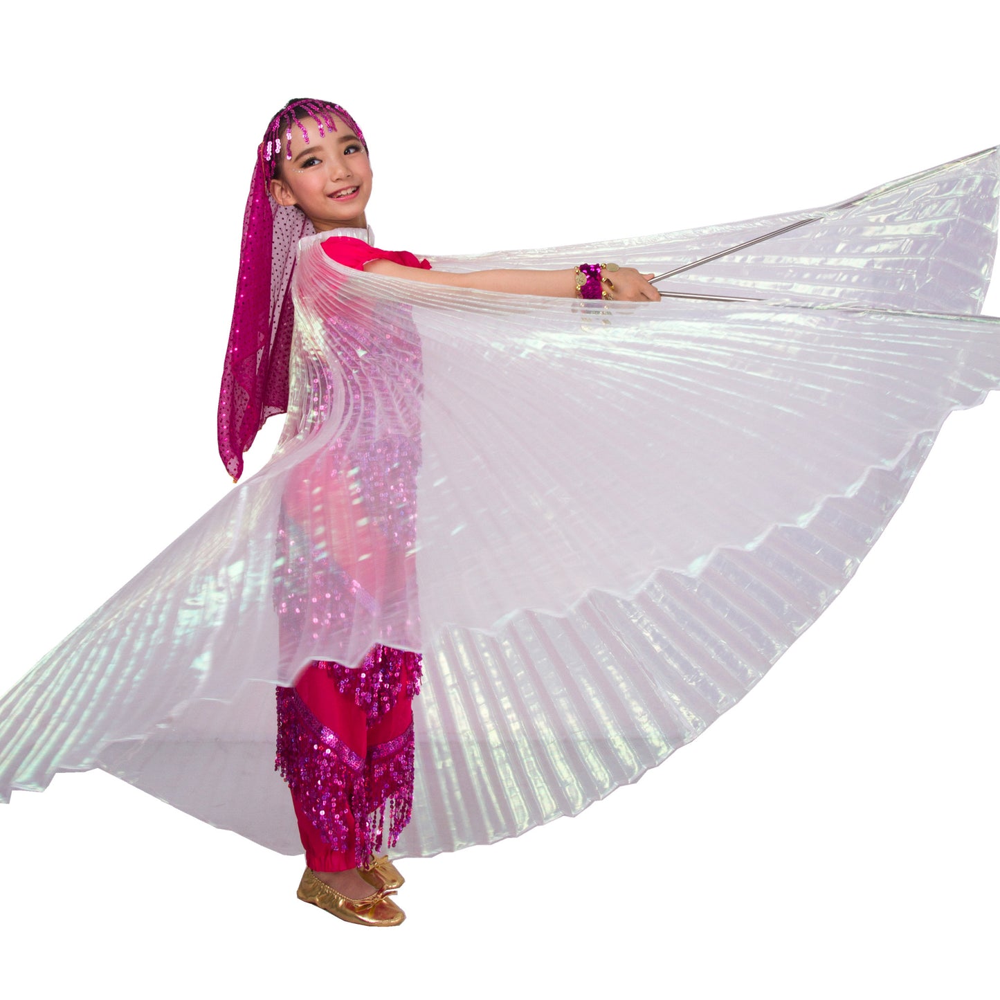 Baisdan Halloween Costumes Belly Dance Isis Wings for Children Kids (Only wing)