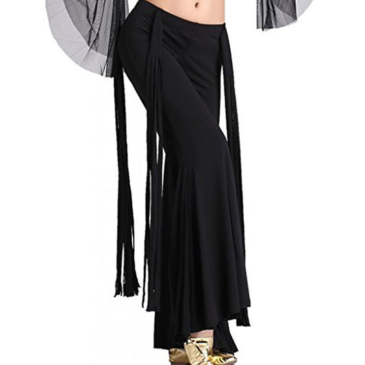 Baisdan Womens Oriental Belly Dance Costume Set Indian Dancing Long Pants Yoga Pants SML