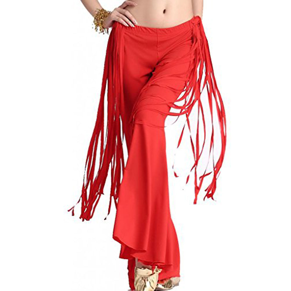 Baisdan Womens Oriental Belly Dance Costume Set Indian Dancing Long Pants Yoga Pants SML