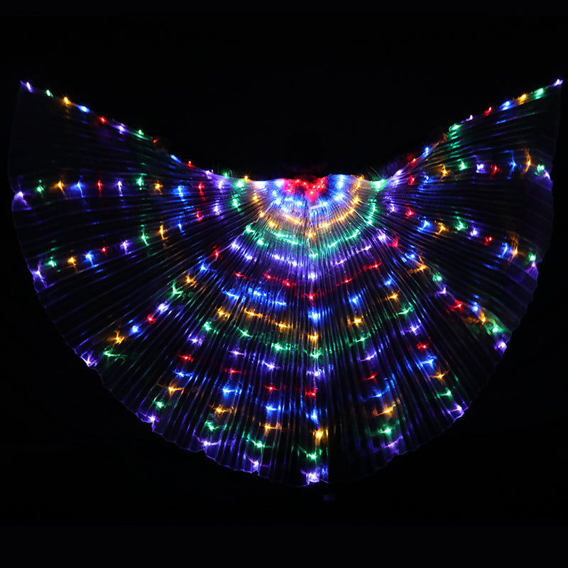 Baisdan LED isis wings for starlight LED lights rechargeable belly dance dancing show