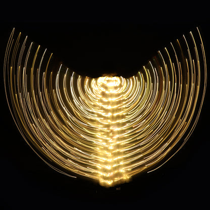 Baisdan Fasion Yellow LED Isis Wings Costume Egyptian Belly Dance Show Stage LED Light Up Wings