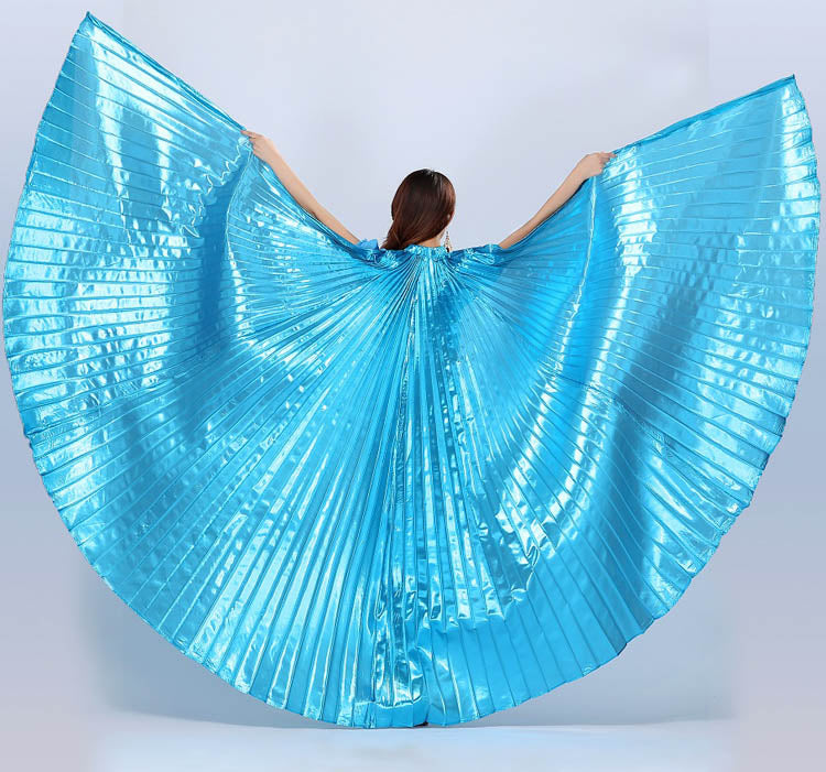 Baisdan  Women's 2 Sticks & Belly Dance Costume Angle Isis Wings(wing +2 sticks+bag)