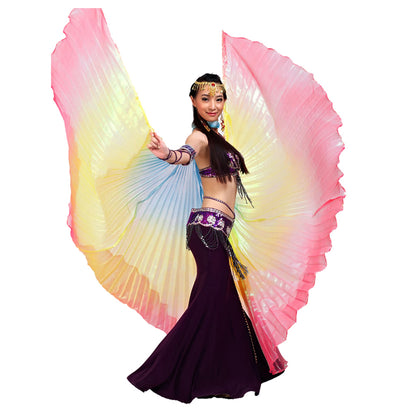 Baisdan Women's Egyptian Egypt New Belly Dance Costume Colorful Isis Wings (Only wing)