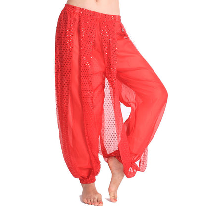 Baisdan Women's Belly Dance Costume Shinny Bloomers Trousers & Harem Pants