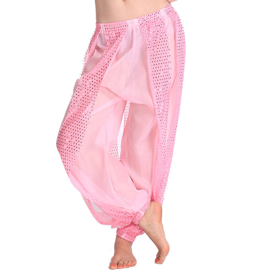 Baisdan Women's Belly Dance Costume Shinny Bloomers Trousers & Harem Pants