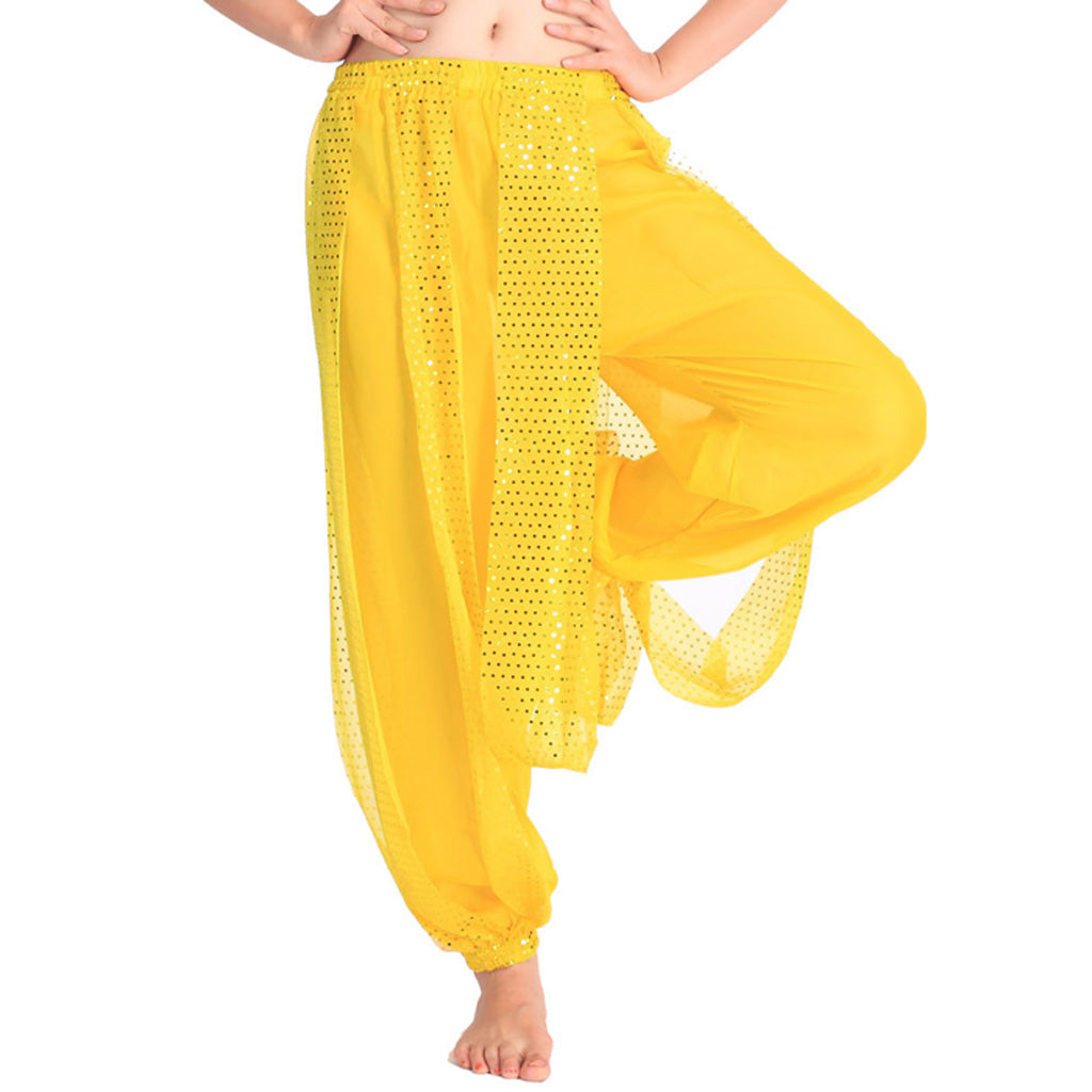 Baisdan Women's Belly Dance Costume Shinny Bloomers Trousers & Harem Pants