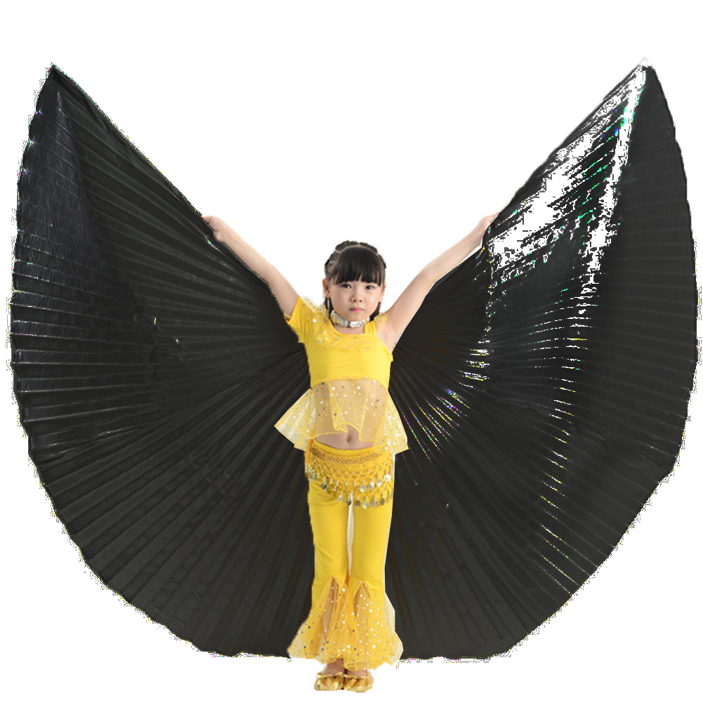 Baisdan Halloween Costumes Belly Dance Isis Wings for Children Kids （Only wing）