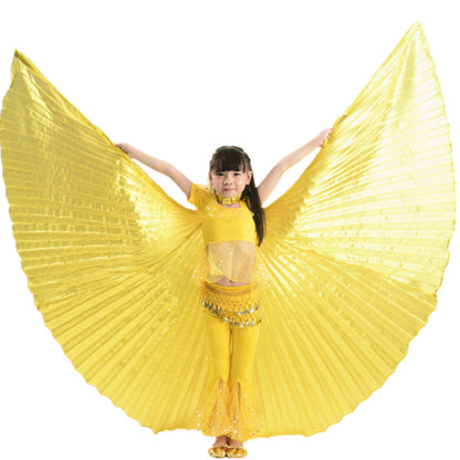 Baisdan Children's Kids Belly Dance Costume Egyptian Isis Wings(wing+2 sticks+bag)