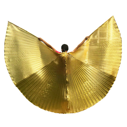 Baisdan  Women's 2 Sticks & Belly Dance Costume Angle Isis Wings(wing +2 sticks+bag)