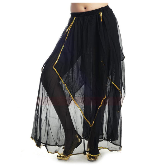 Baisdan Belly Dance Outfit Halloween Carnival Cosplay Costume Festival Sequin Top Skirt