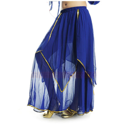 Baisdan Belly Dance Outfit Halloween Carnival Cosplay Costume Festival Sequin Top Skirt