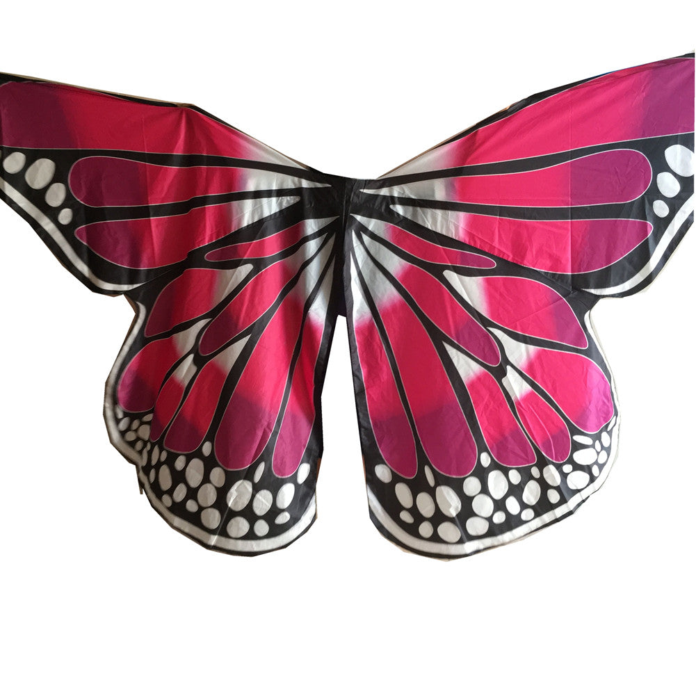 Baisdan Belly Dance Wings Halloween Christmas Party Colorful Butterfly Wings Performance Costumes