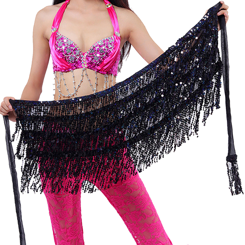 Baisdan Art Deco Dancer Dance Skirt Dancing Belly Dance Bellydance Oriental Dance Middle Eastern Dance Hip Scarf Y01