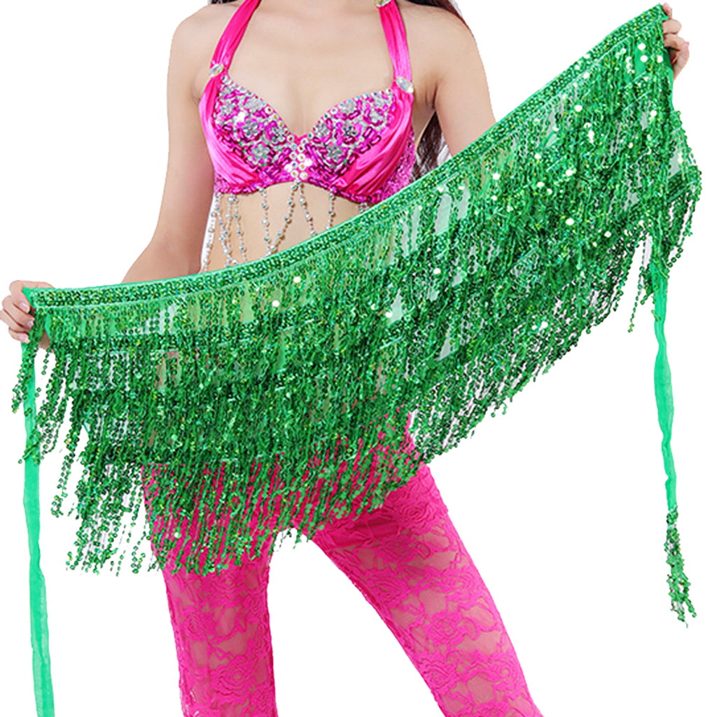 Baisdan Art Deco Dancer Dance Skirt Dancing Belly Dance Bellydance Oriental Dance Middle Eastern Dance Hip Scarf Y01