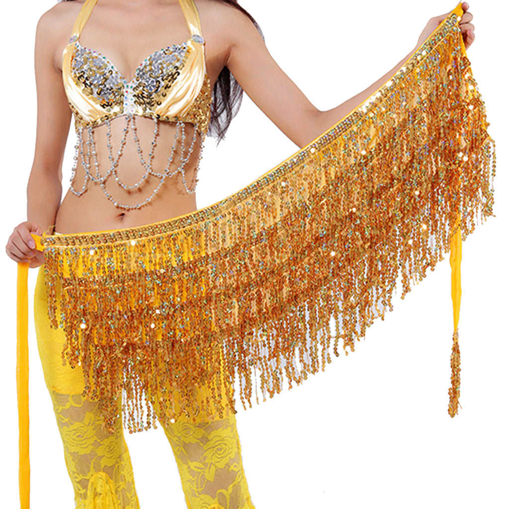 Baisdan Art Deco Dancer Dance Skirt Dancing Belly Dance Bellydance Oriental Dance Middle Eastern Dance Hip Scarf Y01