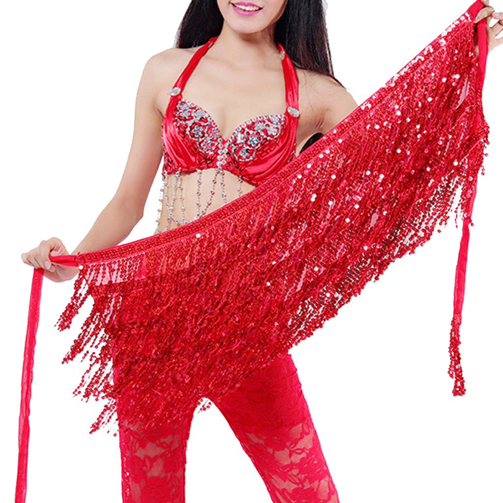 Baisdan Art Deco Dancer Dance Skirt Dancing Belly Dance Bellydance Oriental Dance Middle Eastern Dance Hip Scarf Y01