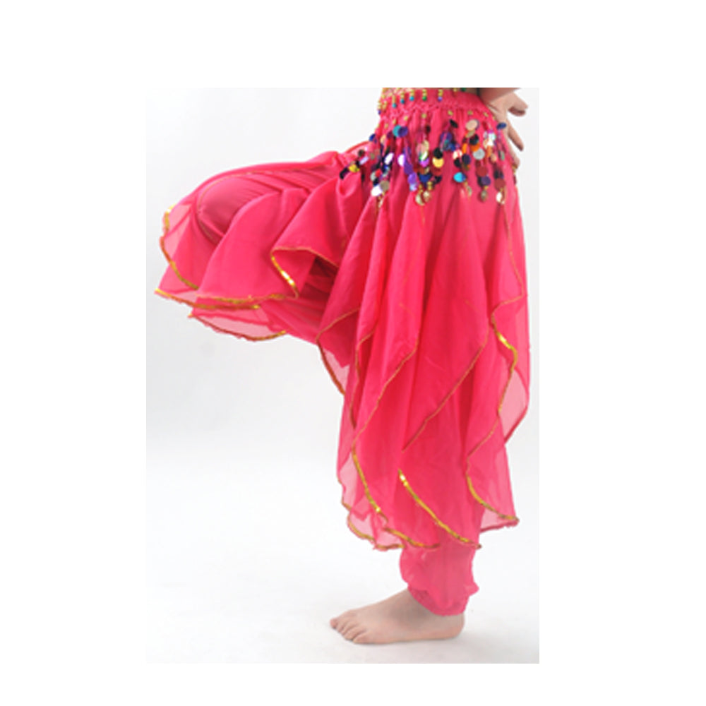 Baisdan Lady's Belly Dance Colorful Sequins Harem Pants Tribal Pants