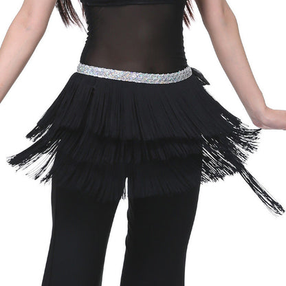 Baisdan Lady's Belly Dance Costume Hip Scarf Belt Tribal Fringe Tassel wrap Belt