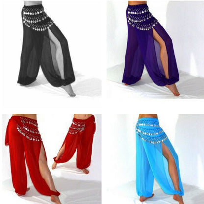 Baisdan Size XS-XL High Waist pants YOGA trousers Costume Belly Dance Harem trousers